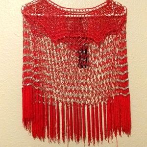 NWT Red Shawl